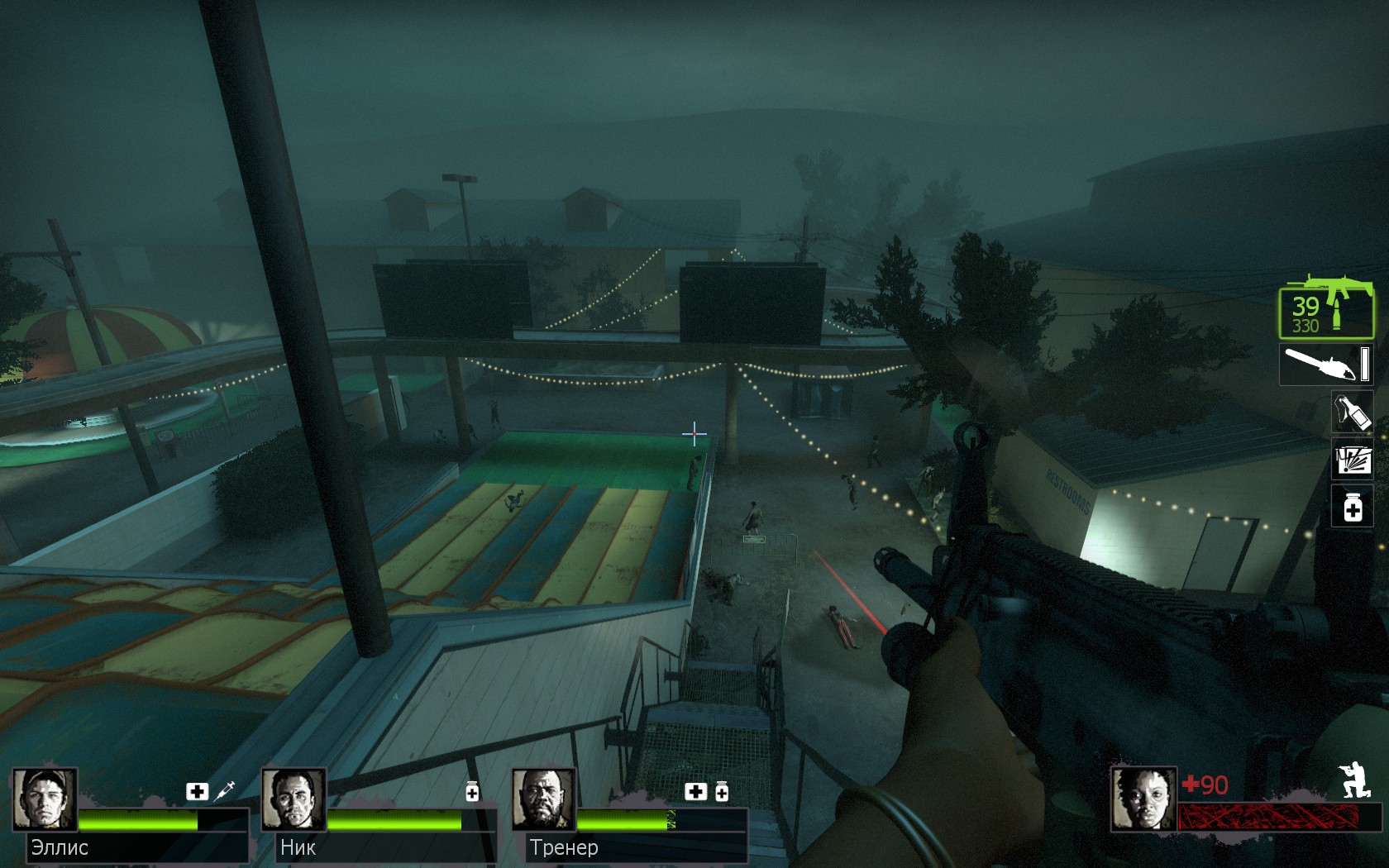 Укажите гамма коррекцию для изображения на экране left 4 dead 2