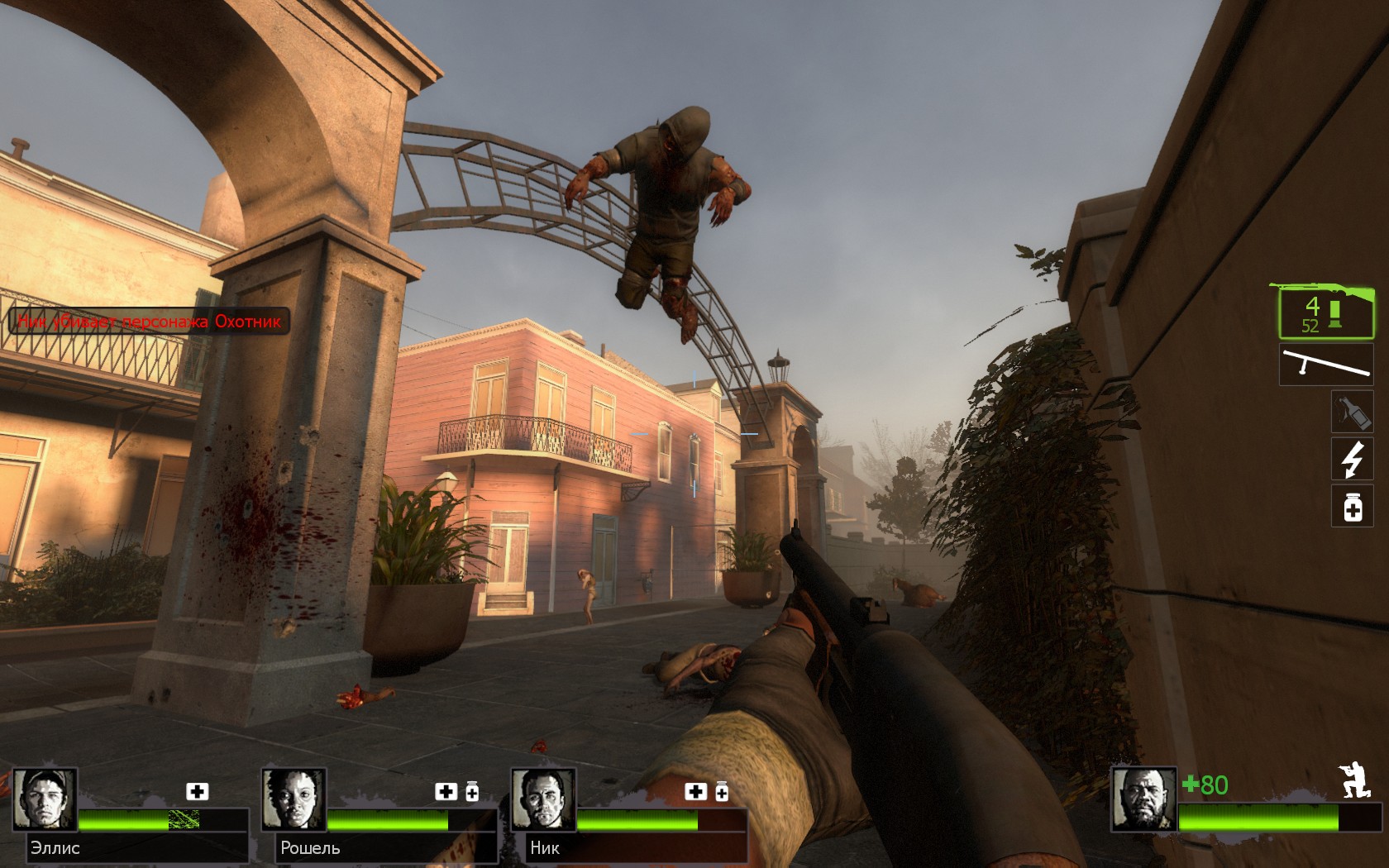 Карта для left 4 dead 2 со всеми оружиями и зомби